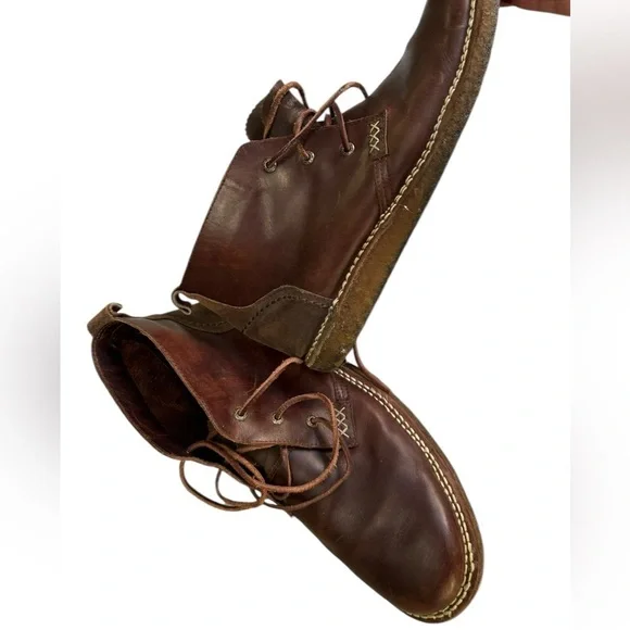 Wolverine Men's Brown Leather Boots Size 10.5 M​